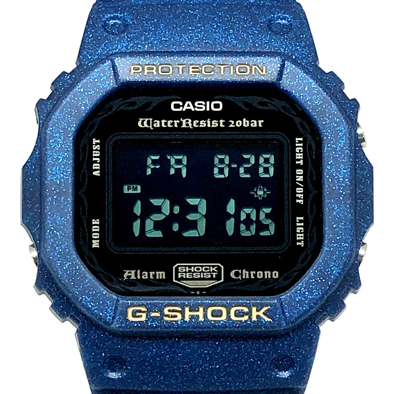 Casio G-SHOCK DW-5600GM-2 Metallix-G Watch Blue Metallic