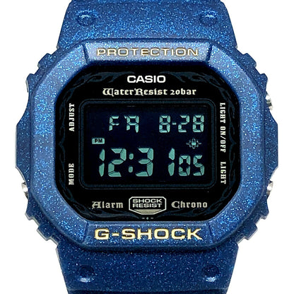 Casio G-SHOCK DW-5600GM-2 Metallix-G Watch Blue Metallic
