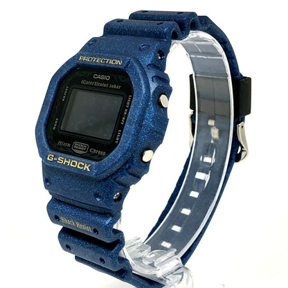 Casio G-SHOCK DW-5600GM-2 Metallix-G Watch Blue Metallic