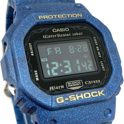 Casio G-SHOCK DW-5600GM-2 Metallix-G Watch Blue Metallic