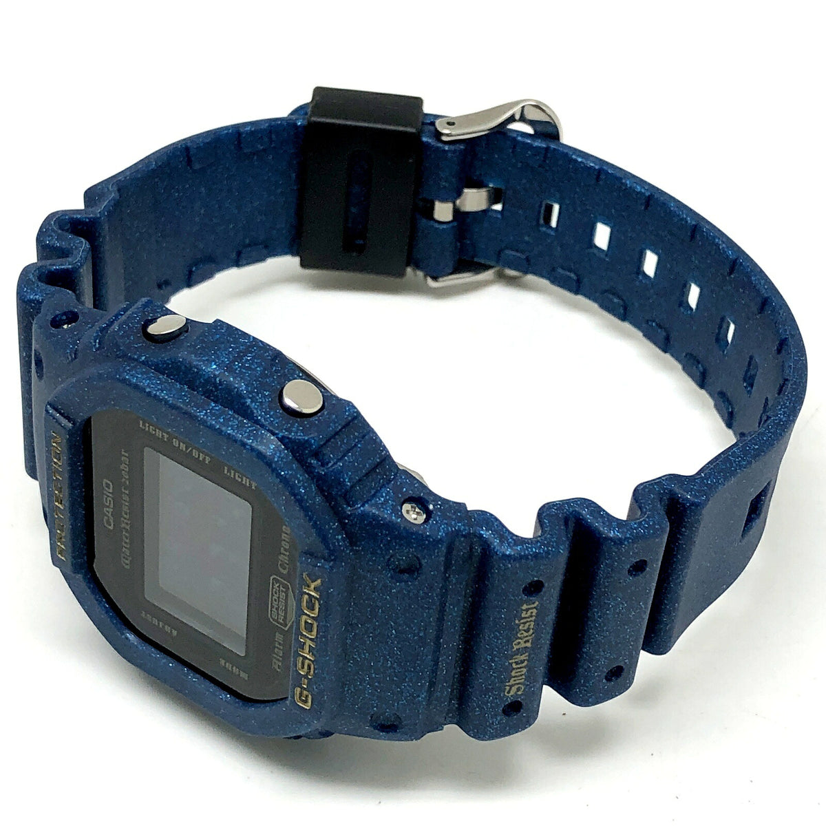 Casio G-SHOCK DW-5600GM-2 Metallix-G Watch Blue Metallic