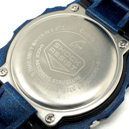 Casio G-SHOCK DW-5600GM-2 Metallix-G Watch Blue Metallic