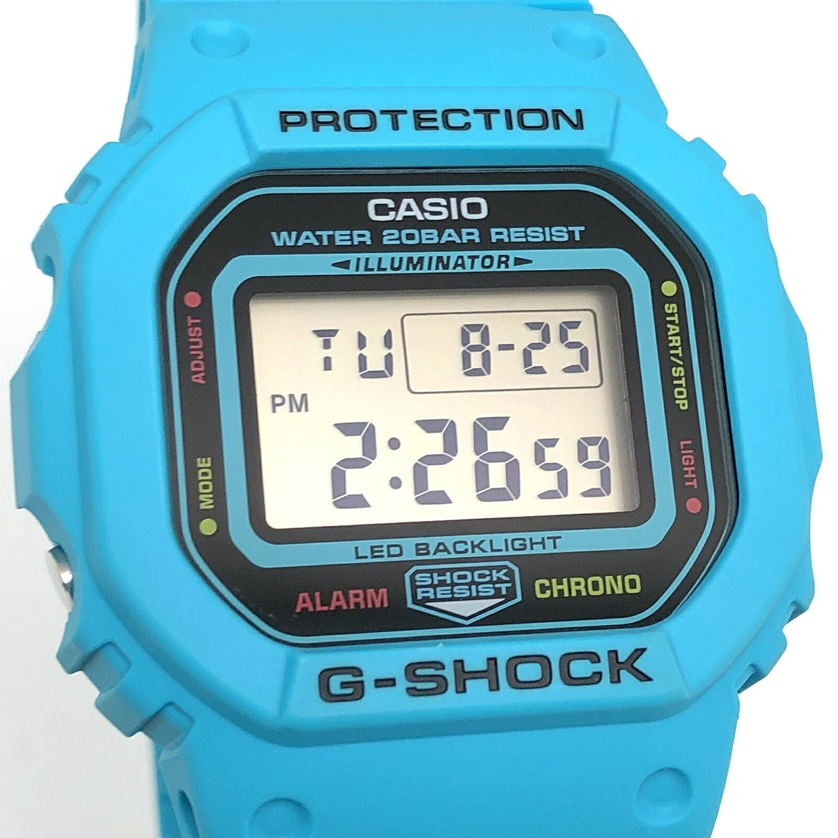 Casio G-SHOCK DW-5600EP-2 ENERGY PACK Vivid Blue Watch