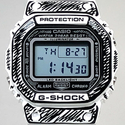 Casio G-SHOCK Joshua Vides Comic Graphic Square DW-5600JV-7