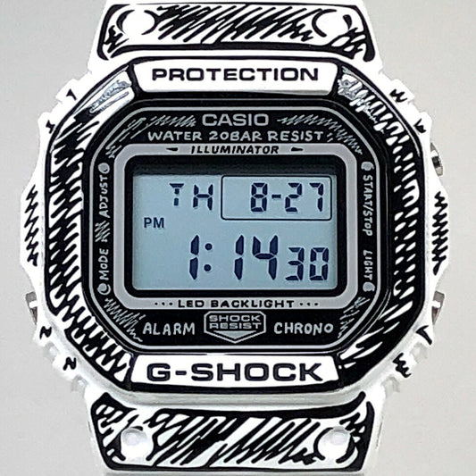 Casio G-SHOCK Joshua Vides Comic Graphic Square DW-5600JV-7
