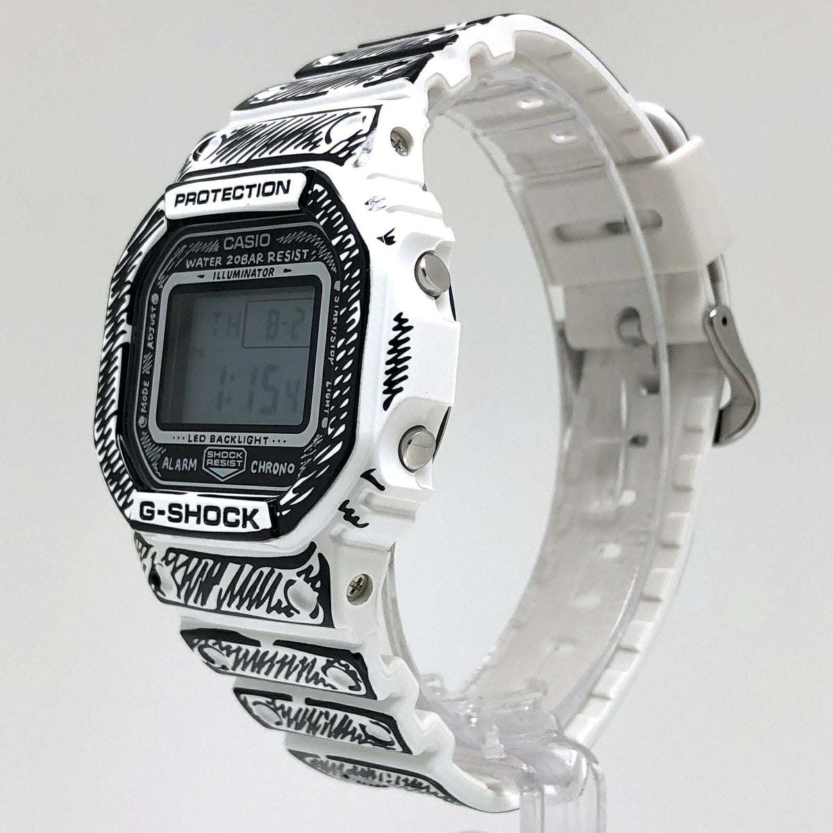 Casio G-SHOCK Joshua Vides Comic Graphic Square DW-5600JV-7