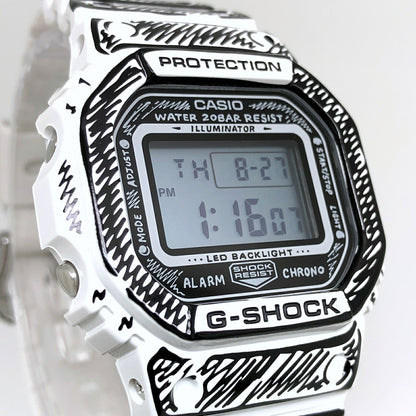 Casio G-SHOCK Joshua Vides Comic Graphic Square DW-5600JV-7