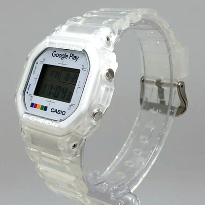 Casio G-SHOCK DW-5600X Google Play x BEAMS Watch Clear/White