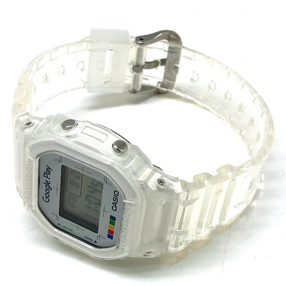 Casio G-SHOCK DW-5600X Google Play x BEAMS Watch Clear/White