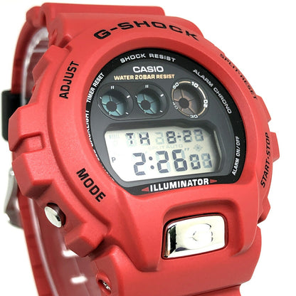 Casio G-SHOCK 6900TR-4 30th Anniv Red 3-Eye Watch