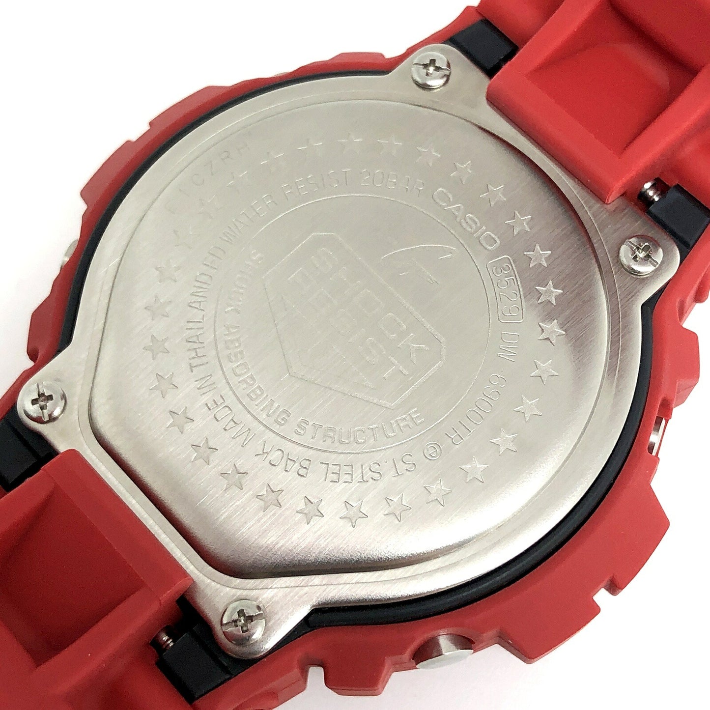 Casio G-SHOCK 6900TR-4 30th Anniv Red 3-Eye Watch