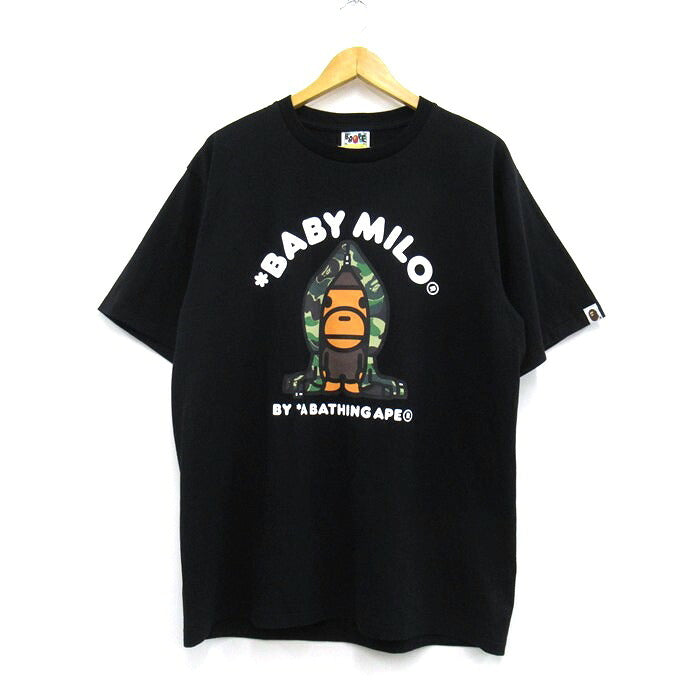 A BATHING APE ABC Camo Milo Hoodie Black Size XL