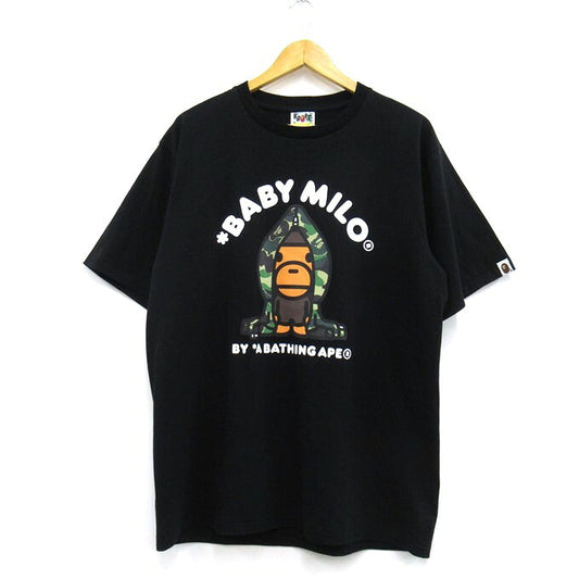 A BATHING APE ABC Camo Milo Hoodie Black Size XL