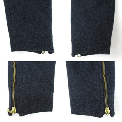 WCM-G Nep Tweed Melton Riders Jacket Navy Size 1