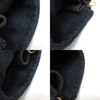 WCM-G Nep Tweed Melton Riders Jacket Navy Size 1