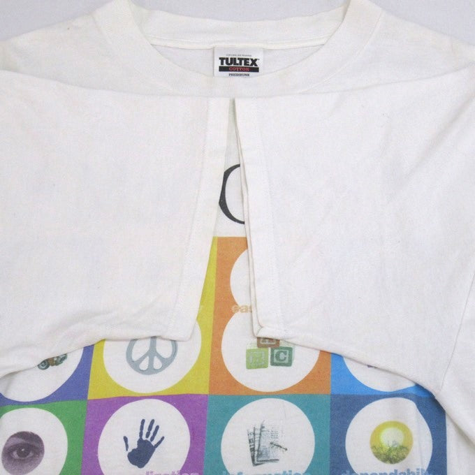 Tultex 90s Apple Mac OS 8 Graphic T-Shirt White Size L