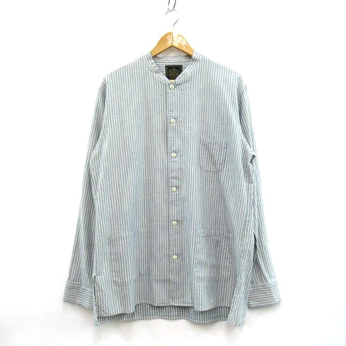 GYPSY&SONS Stripe Band Collar Shirt Multi Size L