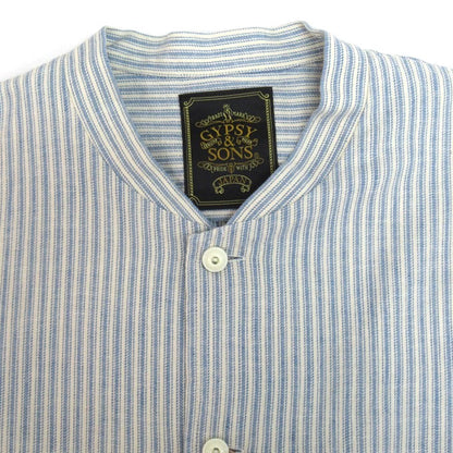 GYPSY&SONS Stripe Band Collar Shirt Multi Size L