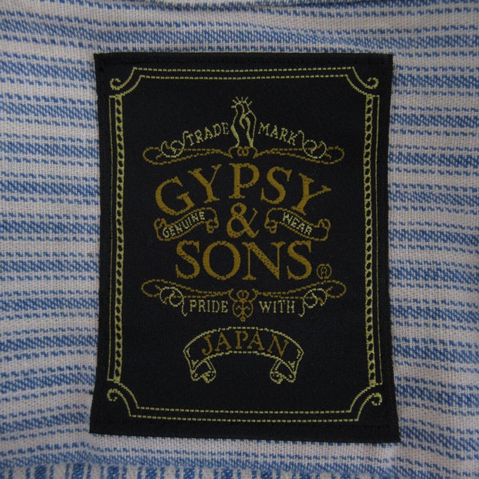 GYPSY&SONS Stripe Band Collar Shirt Multi Size L