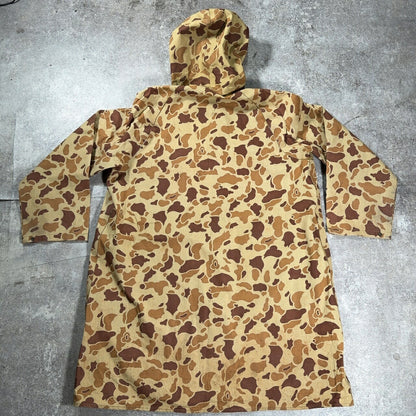 VINTAGE 60s 70s Duck Hunter Camo TALON Hooded Coat Size M
