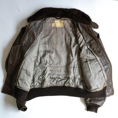 Schott 80s Leather G-1 Jacket Size 46