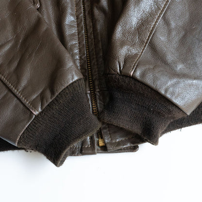 Schott 80s Leather G-1 Jacket Size 46