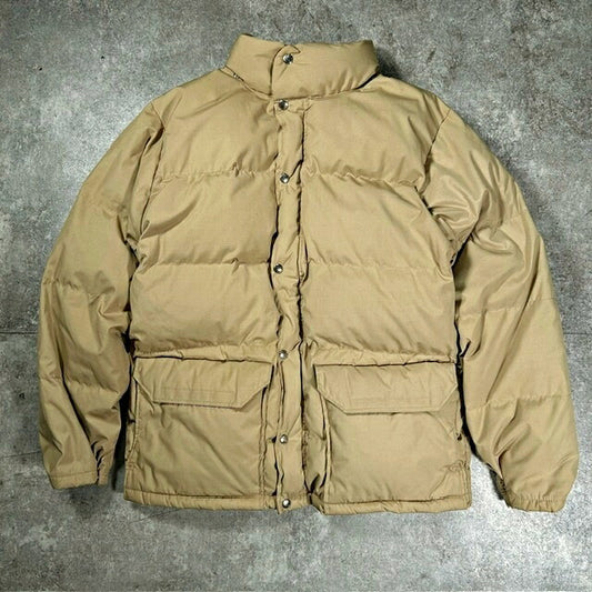 THE NORTH FACE 70s Vintage Brown Tag Down Jacket Size M