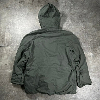 U.S. AIR FORCE 80s N-3B Flight Jacket Green Size X-LARGE