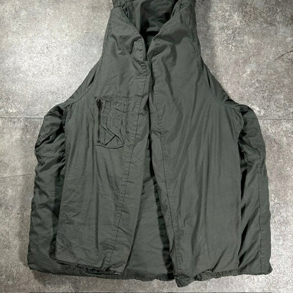 U.S. AIR FORCE 80s N-3B Flight Jacket Green Size X-LARGE