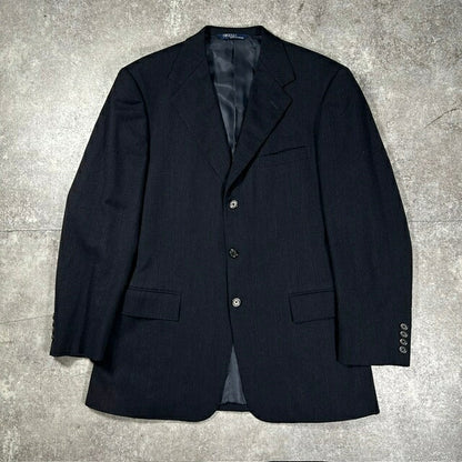 POLO by Ralph Lauren 90s Wool 3-Button Suit Size C96-W84-T180 A7