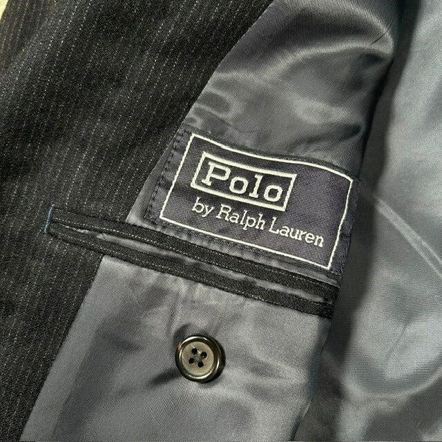 POLO by Ralph Lauren 90s Wool 3-Button Suit Size C96-W84-T180 A7