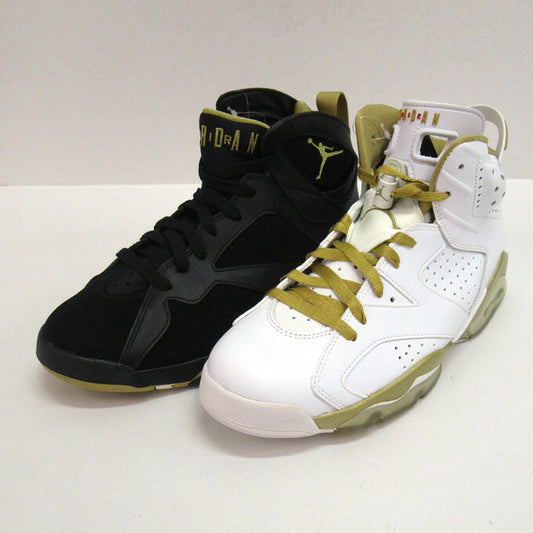 NIKE AIR JORDAN 7 Retro "Golden Multi Sneakers Size 26.5cm