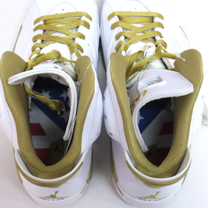 NIKE AIR JORDAN 7 Retro "Golden Multi Sneakers Size 26.5cm