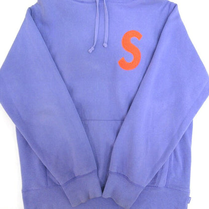 Supreme 19FW S Logo Pullover Hoodie Purple Size M