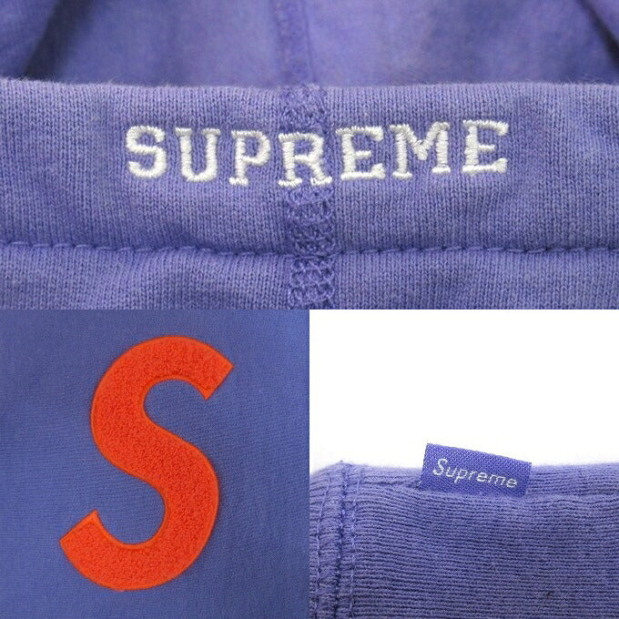 Supreme 19FW S Logo Pullover Hoodie Purple Size M