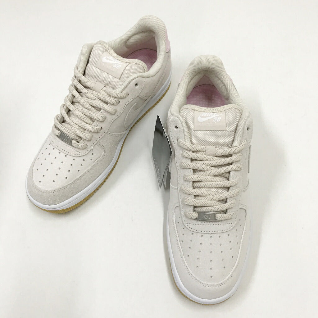 Nike SB Air Force 1 Low Beige/Pink Sneakers Size 27