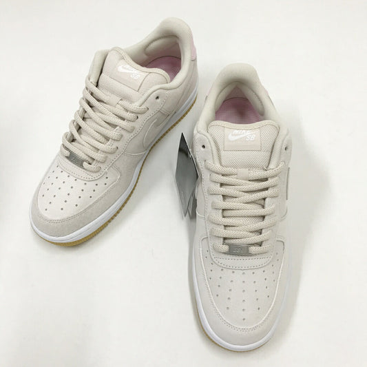 Nike SB Air Force 1 Low Beige/Pink Sneakers Size 27