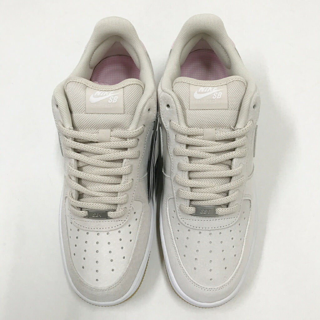 Nike SB Air Force 1 Low Beige/Pink Sneakers Size 27