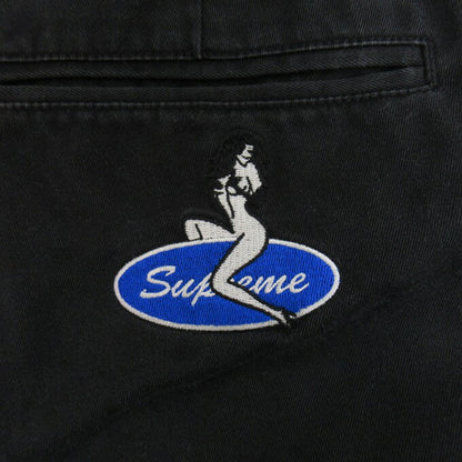 Supreme 25SS Pin Up Chino Pants Black Size 36