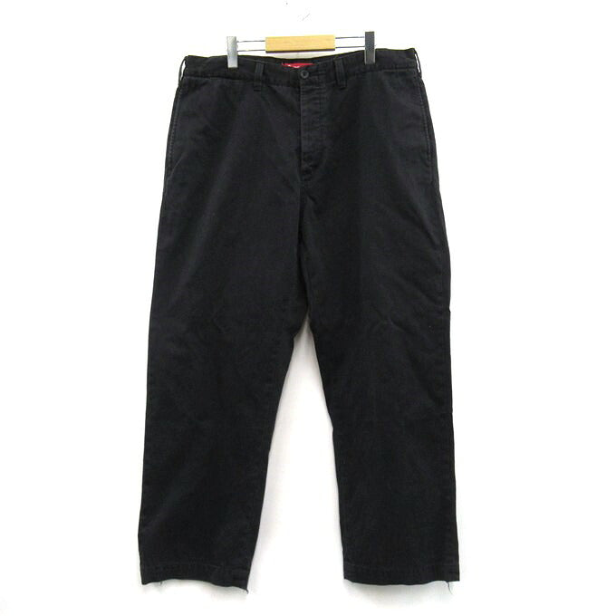 Supreme 25SS Pin Up Chino Pants Black Size 36