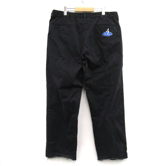 Supreme 25SS Pin Up Chino Pants Black Size 36
