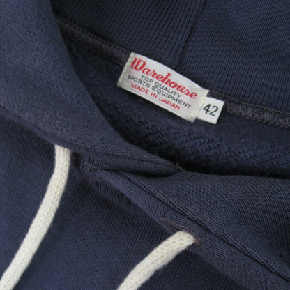 WAREHOUSE Lot.450 "ILLINOIS" Pullover Hoodie Navy Size 42