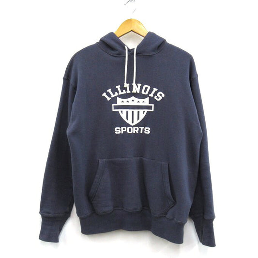 WAREHOUSE Lot.450 "ILLINOIS" Pullover Hoodie Navy Size 42