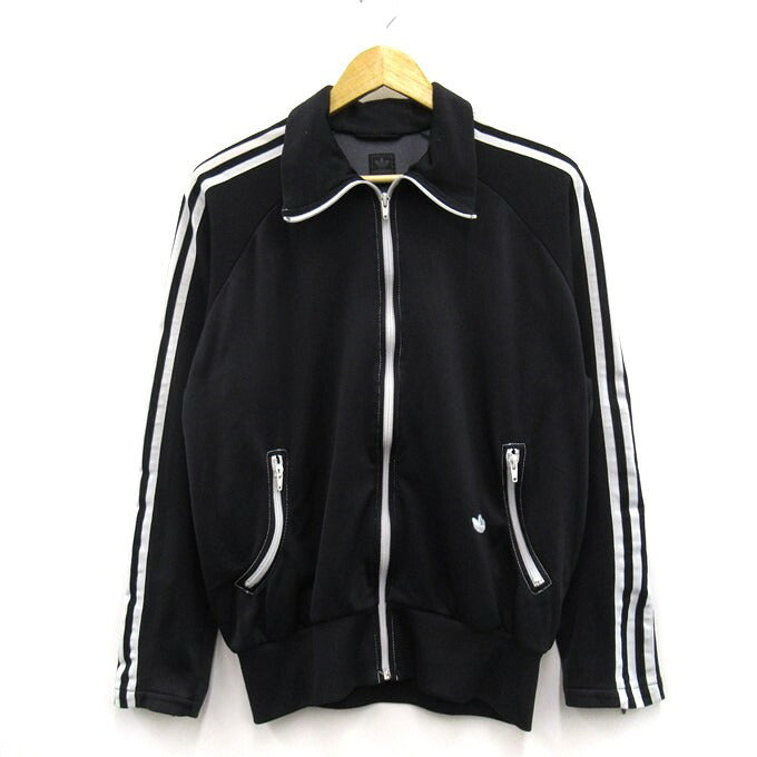 US adidas Track Top Jacket Black Size US