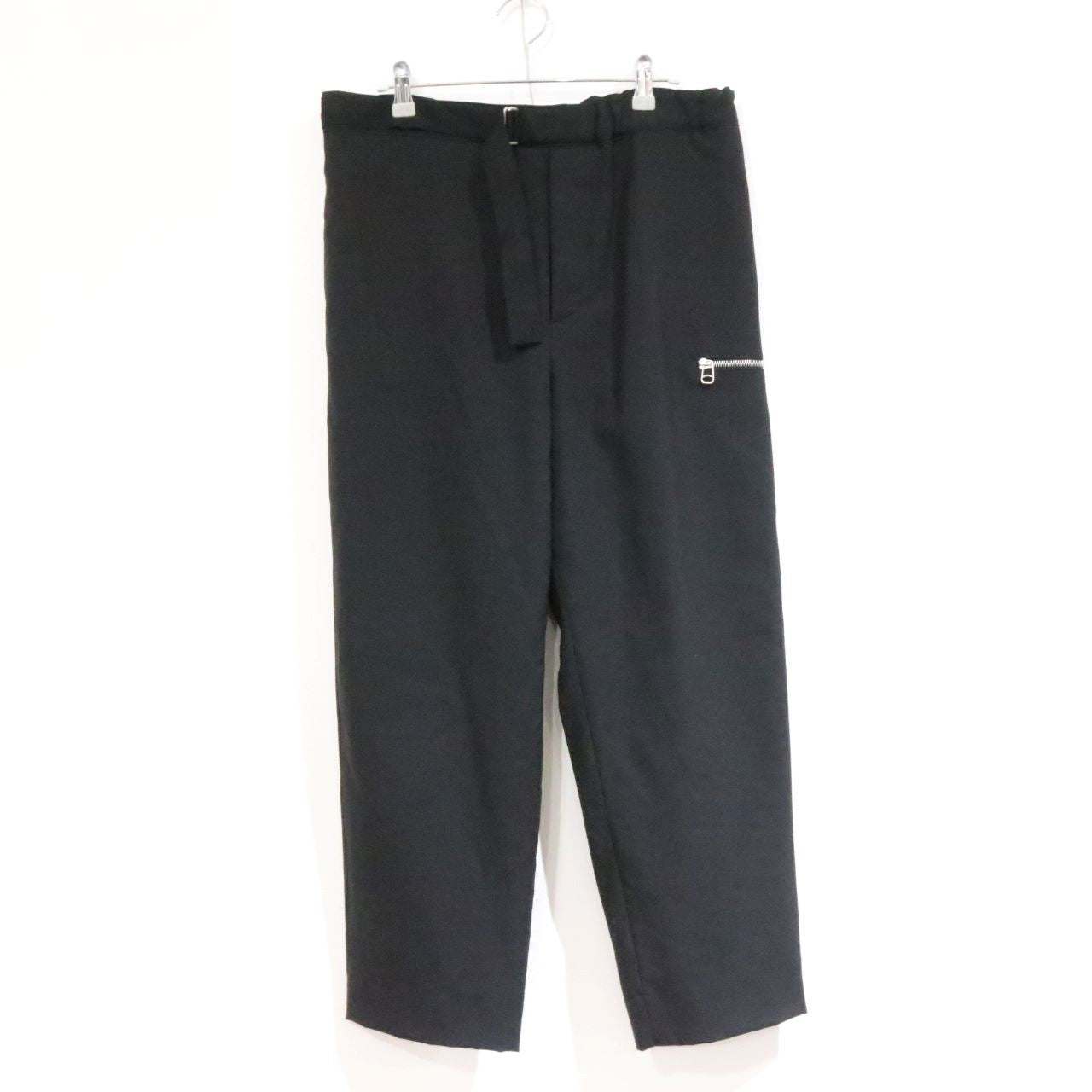 OAMC Fall Winter Regs Wide Wool Trousers Black Size M