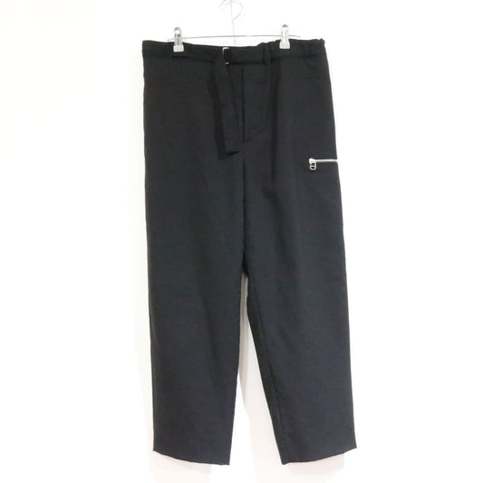 OAMC Fall Winter Regs Wide Wool Trousers Black Size M