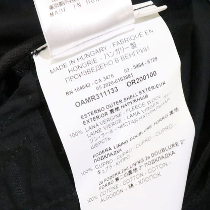 OAMC Fall Winter Regs Wide Wool Trousers Black Size M
