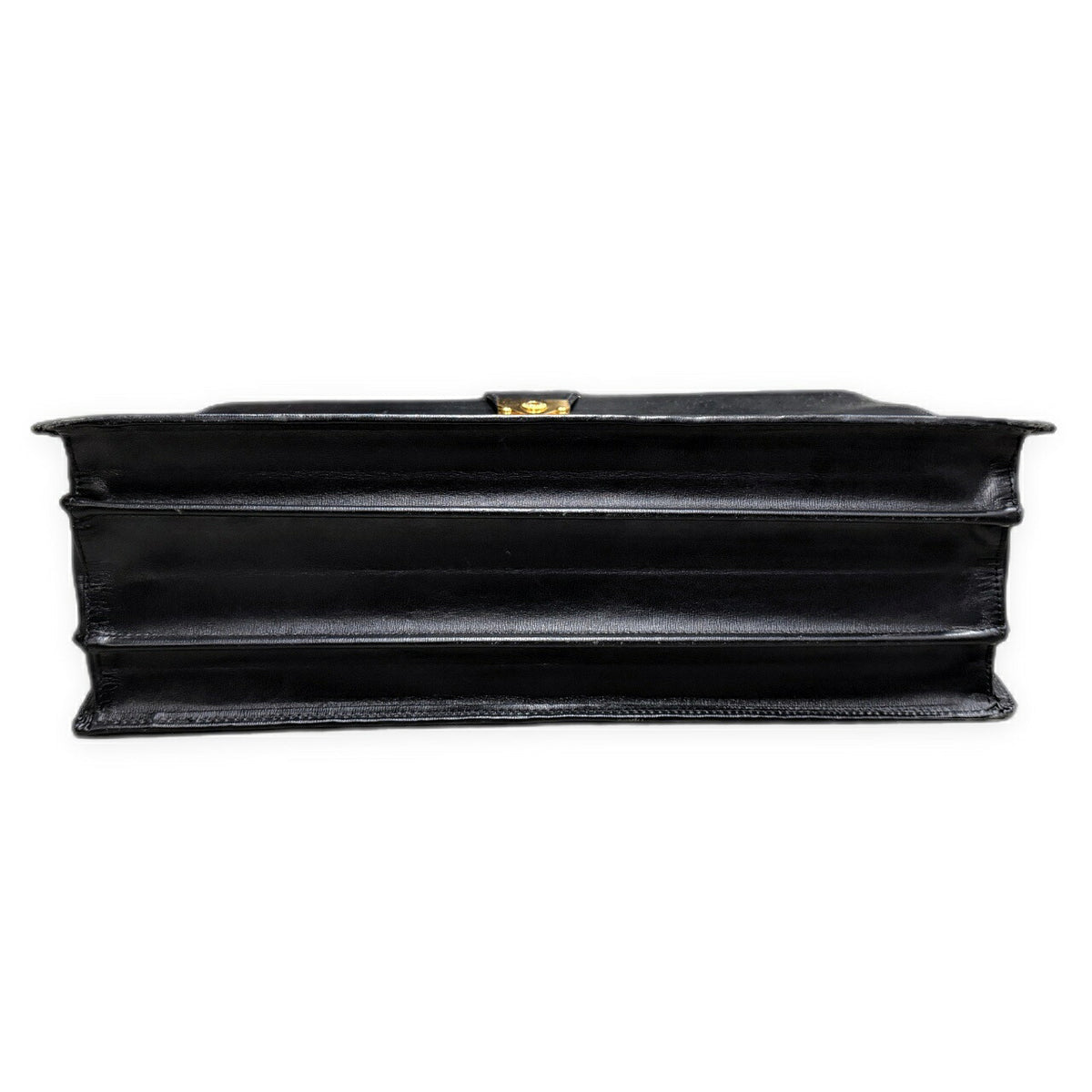PORTER Black Leather Dulles Business Bag