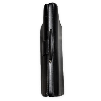 PORTER Black Leather Dulles Business Bag