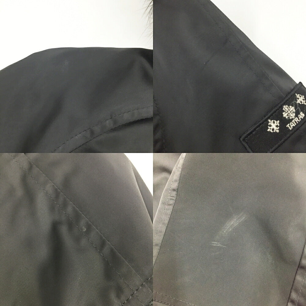 TATRAS PERUGIA Black Raccoon Fur Down Jacket Size 01